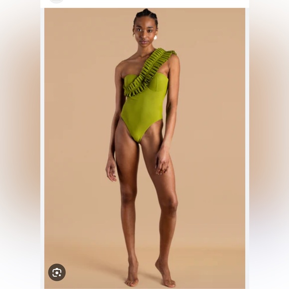 Andrea iyamah nisi bodysuit in olive - Picture 5 of 12